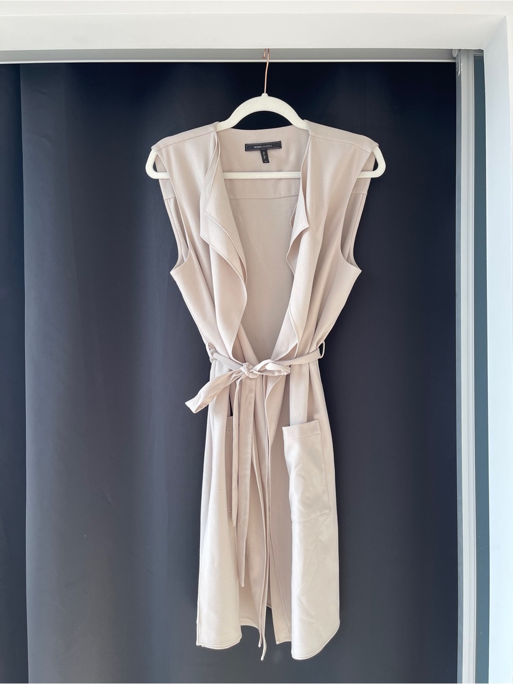 BCBGMaxAzria Sleeveless Trench Vest